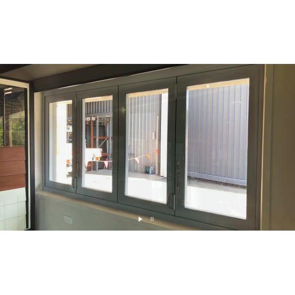 Aluminum Sliding Kitchen Glass Balcony Folding Window