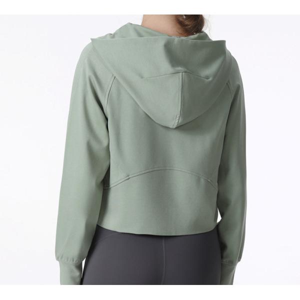 Куртка молнии черных женщин спорт йоги верхних изготовленных на заказ идущая быстро сухая