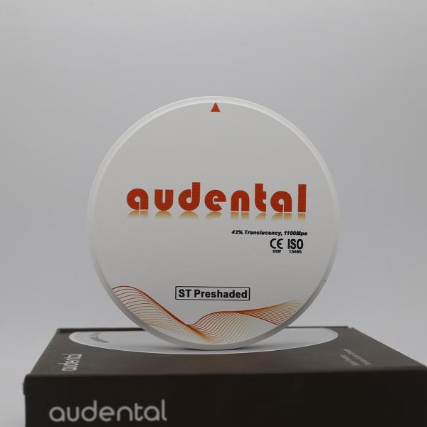 Audental Crown and Bridges ST Preshaded Zirconia Block with CAD/CAM System