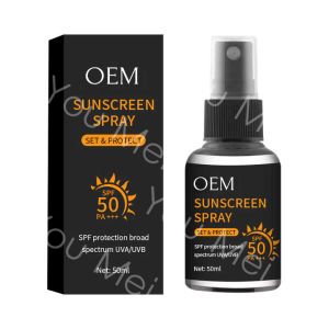 OEM Skincare Face Serum Moisturizing Cream Waterproof Spf50 Sunscreen Spray