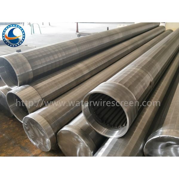 AISI 304 Profile Wire Downhole Slotted Tube For Geothermal Wells