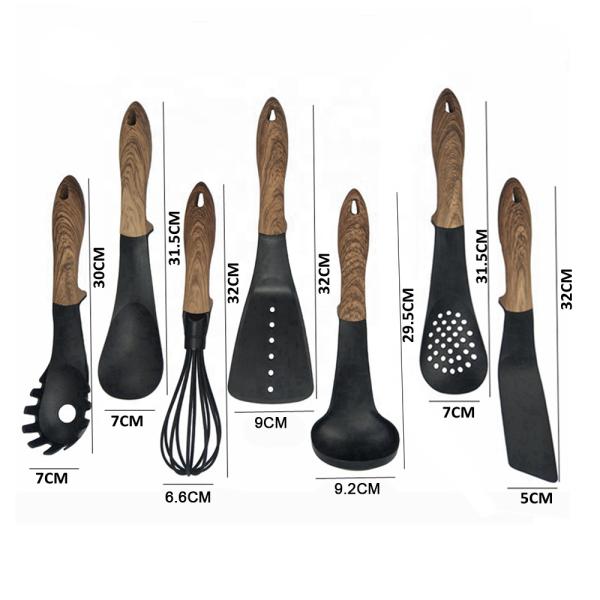 Sustainable Non-Stick Cookware Tool Set Heat Resistant Kitchen Gadget Accessories