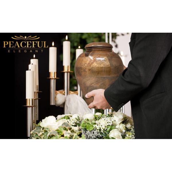 Memorials Wooden Urns For Human Ashes Adult Male/Female - Real Wood Cremation Urn For Ashes Adult Men/Women
