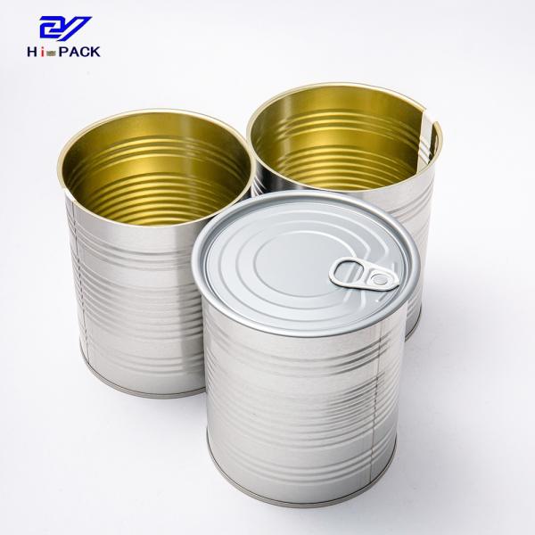 Food Safety Milk Powder Tinplate Can Round Metal Tin Can 900 Gram With Aluminum Foil