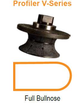 Vacuum Brazed Full Bullnose Diamond Profile Wheel
