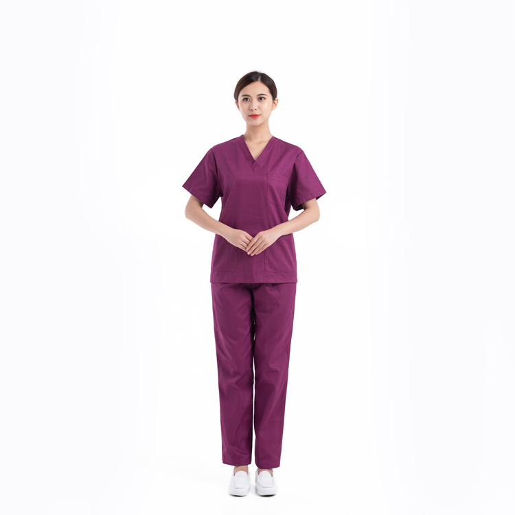Анти--морщинка Breathable Scrubs формы медсестры Scrub костюмы нянчат равномерный протягивать Scrubs наборы