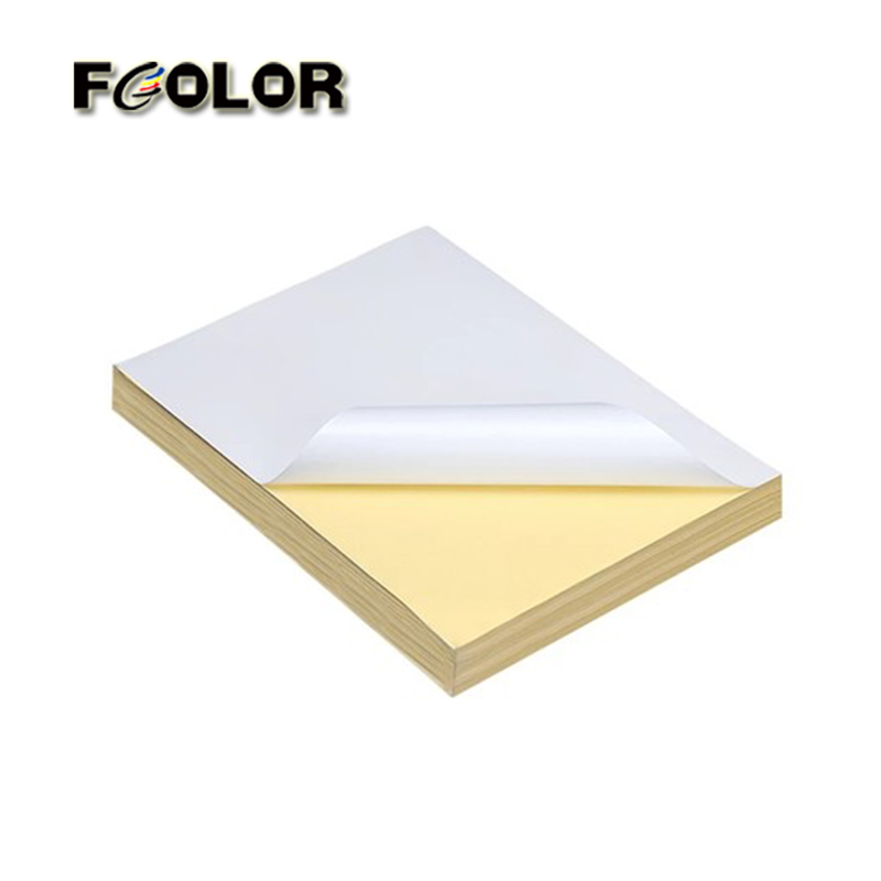 FCOLOR Favourable Waterproof Self Adhesive Label Sticker Paper Sheet in Food Bottle Packing Label