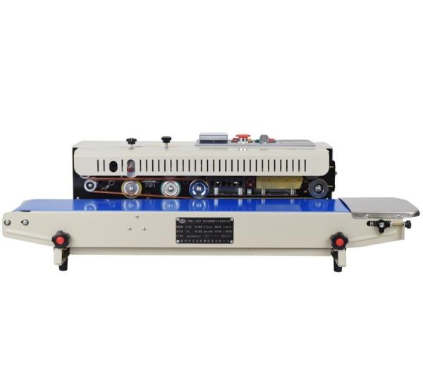 FRD-1000 Ink Printing Horizontal Band Sealing Machine with Packaging Type Case 26 kg