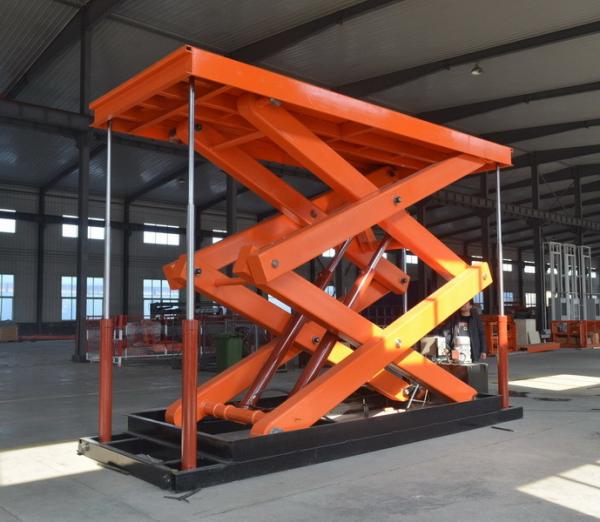 Customizable Stationary Hydraulic Scissor Lift for Heavy Duty and Customizable Cargo Handling