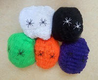 Polyester Spider Web Cotton Thread Haunted House Decoration for Halloween Party Props