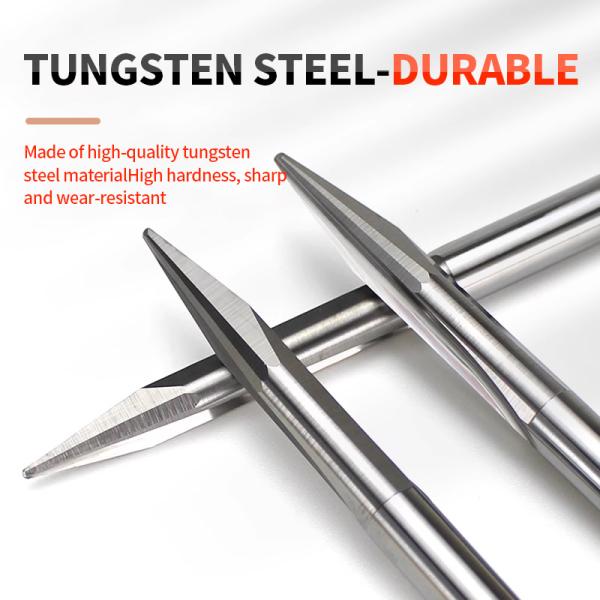 Yingba Customizable Router Bit Set 4/6mm Shank Tungsten Carbide Milling Cutter for Density Board/Solid Wood Board OEM Supported