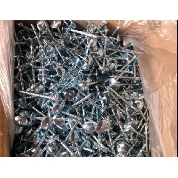 Гофрированные кровельные гвозди оборудование строительство зонтик оцинкованные кровельные гвозди длинные гвозди