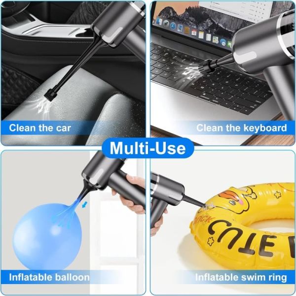 8000Pa High Power Handheld Vacuum Cleaner Cordless 3 In 1 Portable Vacuum Cleaner