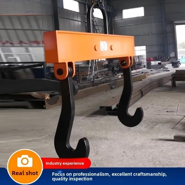 Heavy Duty Ladle Plate Hook for Molten Steel Lifting and Tipping Function