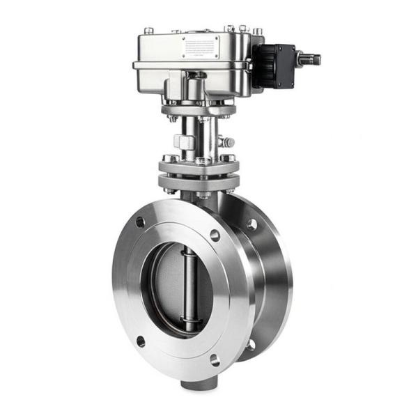 Electric On/off Butterfly Valve Stainless Steel and Bi-dreictional Bubble Tight for Industrial Applications