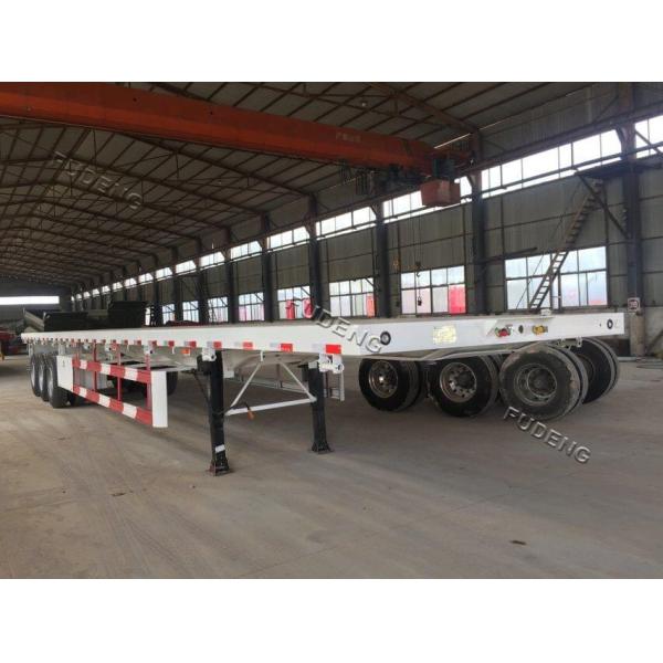 Steel Mechanical 3 Axle 40 Ft Container Truck Trailer