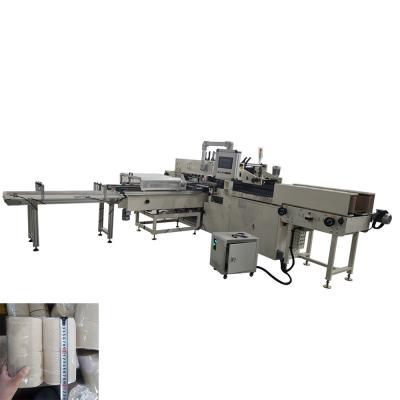 High Speed Small Toilet Paper Roll And Kitchen Towel Paper Three Dimension Packing Machine