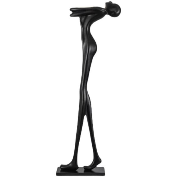 Modern Human Body Sculpture Model Room Sales Office Art Decoration Lamp Hotel Hall Decoration Floor Lamp