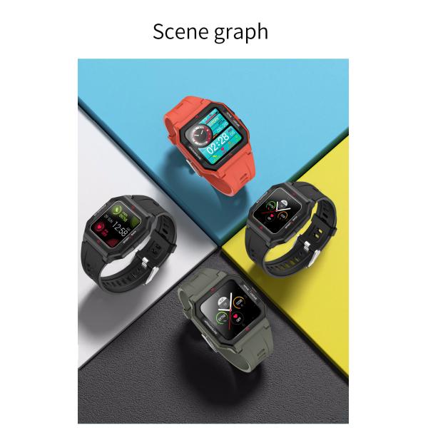 Alarm Reminder ROHS HRS3300 Sensor Watch Sport Smart Bracelet Waterproof