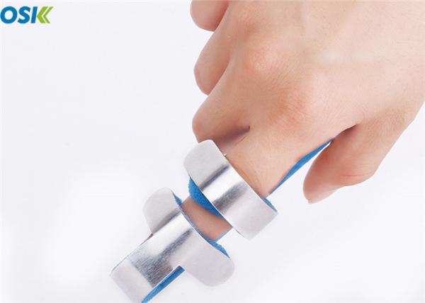 Metal Broken Bone Splint Hook And Loop Design For Finger Joint Protection