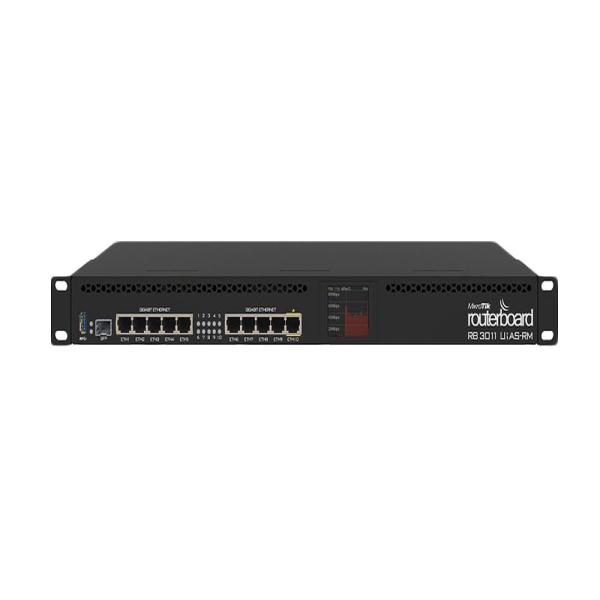 Multi Port Device MikroTik RB3011UiAS-RM Fiber Optic Switch