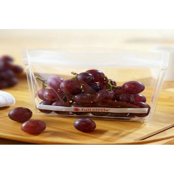 Stand Up Fresh Fruit Bags Packaging BOPP Material Reusable With A Tear Notch