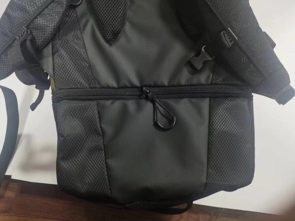 Mochila de ciclismo amarela à prova d'água, mochila de capacete de moto com separação seca/molhada