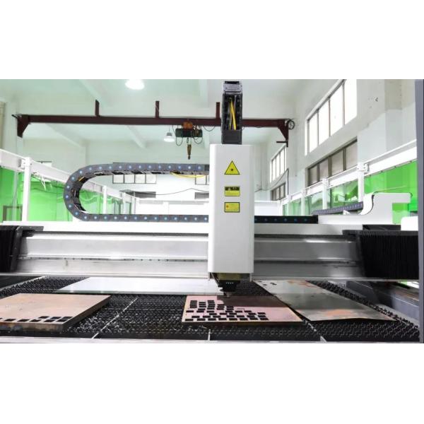 Herolaser Equipment High Strength 12000W Fiber Optic Laser Cutter Non Deformation