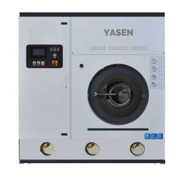 Steam Heating Hospital Hydrocarbon Dry Cleaning Equipment Stainless steel 3 tanks