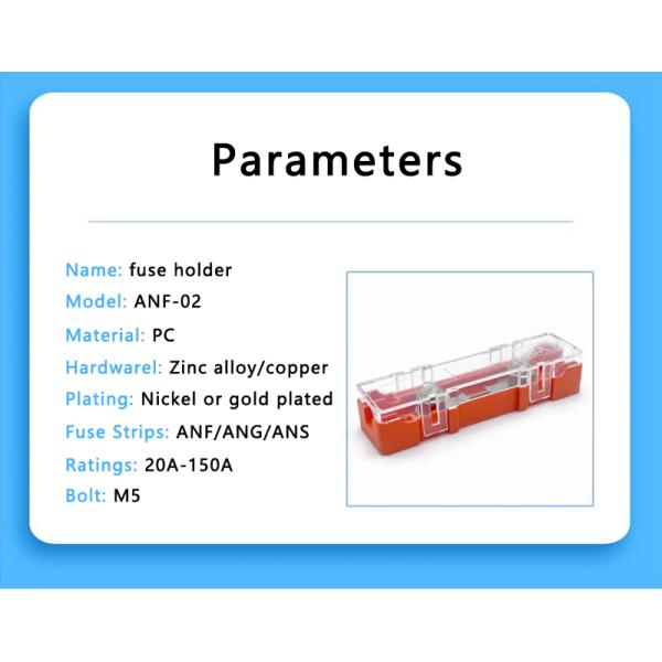 Fuerza M5 Bolt MIDI ANG ANS caja de contenedor de fusible de tira para automóvil motocicleta automotriz
