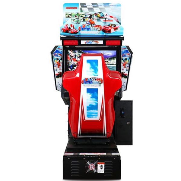 3D Car Racing Game Machine Electronic Enjoyable Professional With 32 Inch Display