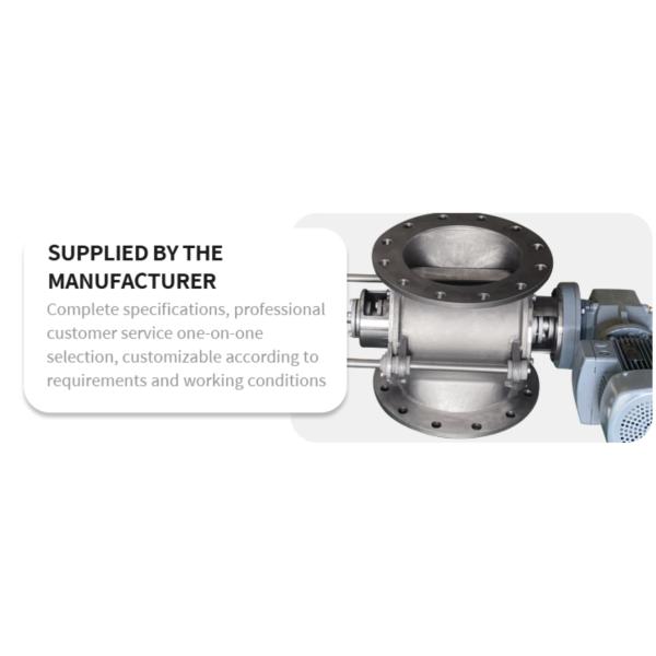 Hygienic Stainless Steel Rotary Airlock Valve For Dust Collector OEM