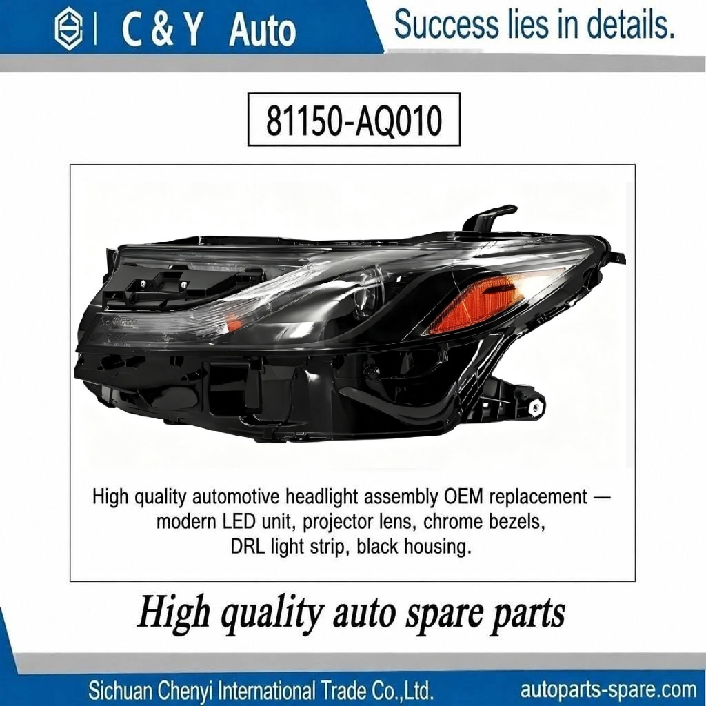Automotive Front Head Light 81170‑AQ010 81150‑AQ010 Anti‑Aging Lamp Assembly Fit For Camry LE SE US Model