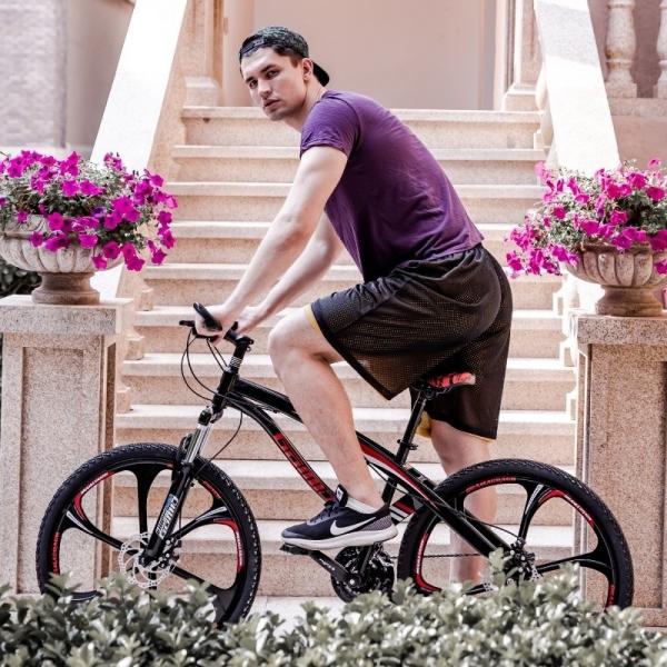 Custom Bicicleta OEM 20 24 26 Inch Mountain Bike with carbon steel Frame Material and 21 Speed Gears