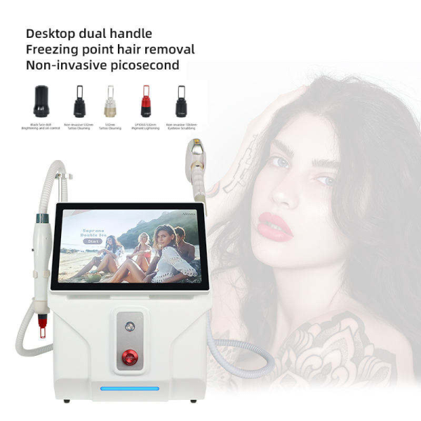 2in1 4 Wavelength Picosecond Tattoo Removal 808nm Diode Laser Hair Removal Machine