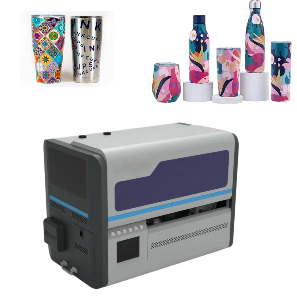 UV Printer High Speed Aluminum Can Printing Machine 360 Degree Seamless Rotary