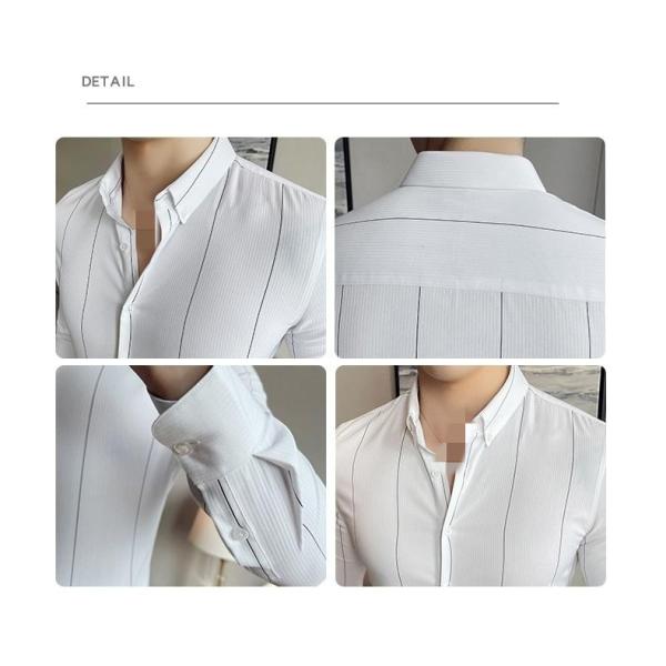 Нетканые офисные рубашки стройные классические мужские рубашки с неформальным стилем 100% хлопка