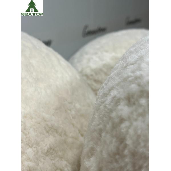 Casa de campo branca dada forma de Sofa For Hotel Room Home do luxuoso dos assentos de veludo 3 da tela