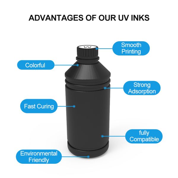 High Quality 500ML/1000ML UV Ink for Printing on UV Printers