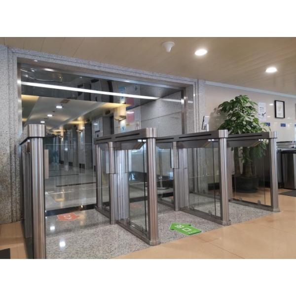 Barcode Scanner Swing Barrier Turnstile QR Code Reader Servo Motor Airport Swing Gates