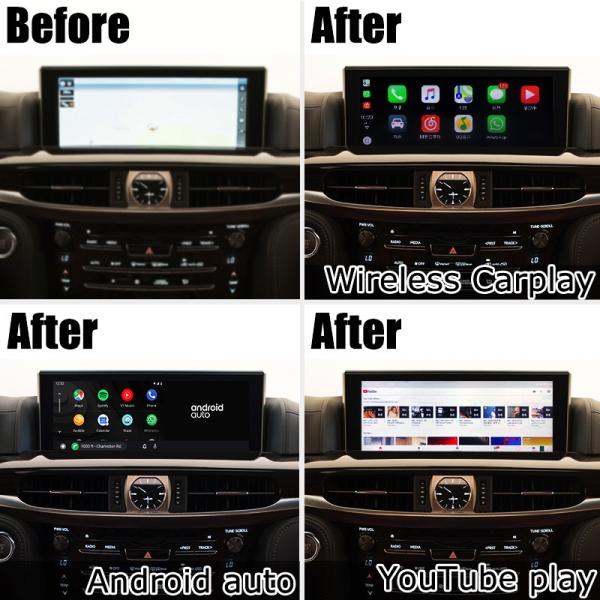 Автомобиль андроида ROM 4GB коробки 16GB навигации интерфейса Lexus LX570 Lexus carplay/GPS