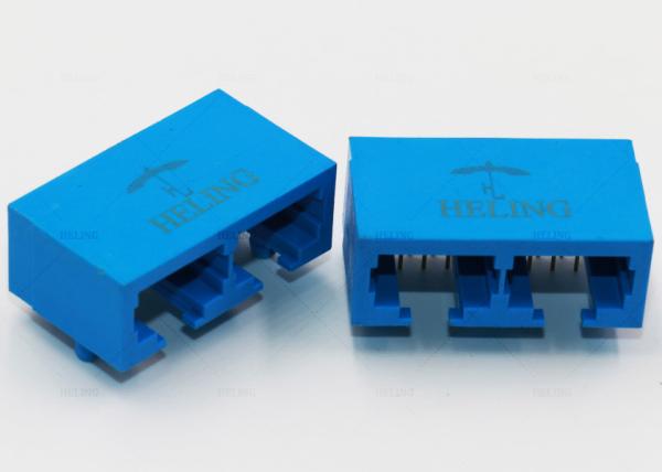 Certificado Unshielded de RoHS do conector fêmea dos portos RJ45 do RJ45 1x2 dois