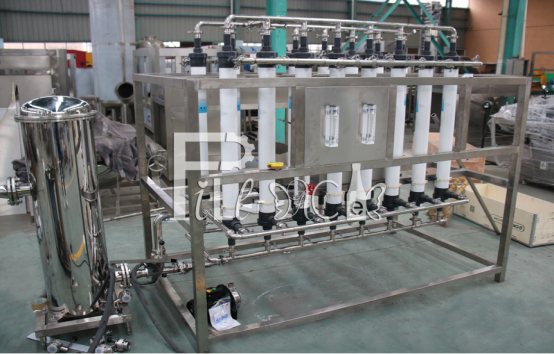 9000LPH UF Hollow Fibre Ultra Water Treatment Machine System With UF 4040 Membrane