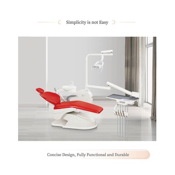 Electricity PU Cushion Patient Dental Chairs 12mm Frame