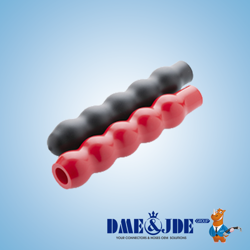 High Abrasion Resistant 4 Finger Hose Bend Restrictor Glossy Vinyl Material