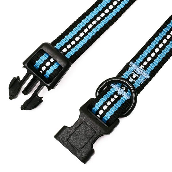 Double Bands Soft Nylon Dog Collar High Durability