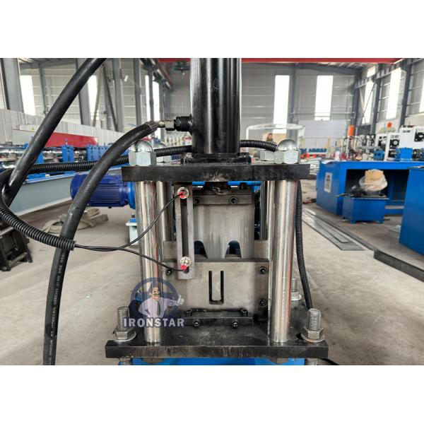 “Automatic Two Sizes U Channel Roll Former 30x50 30x70mm Roller Shutter Door Guide Rail Forming Machine Nicaragua Market U Guide Rail Forming Machine Combined 2 Size Shutter Door Track Roll Forming ”