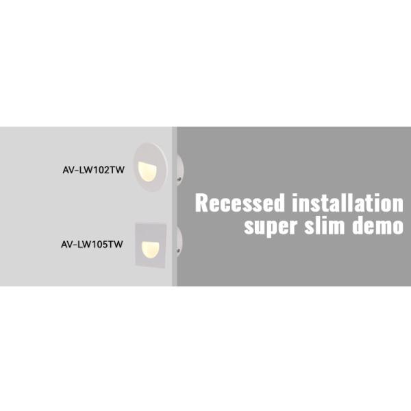 24VDC Interior Stair Lights 2700K-6500K Recessed Square LED Step Light