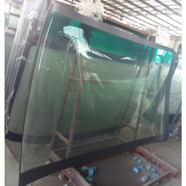 Tempered Auto Glass Windshield , High Performance Bus Windscreen Replacement