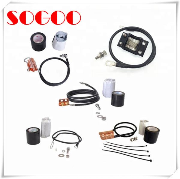 Feeder Buckle cable Grounding Kit With 3M Weatherproof Tape For 7/8'' coax Cable